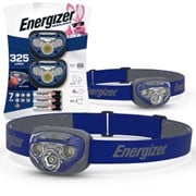 Energizer headlamps with batteries and packaging.