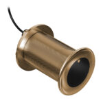Bronze door viewer with cable
