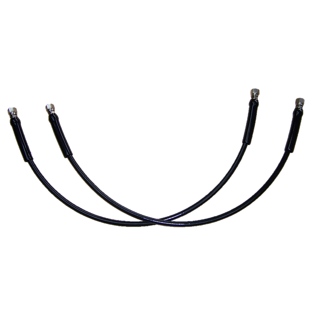 Two black cables with connectors