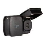 12V dual USB car charger socket