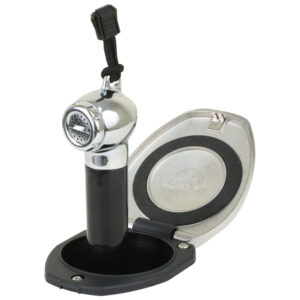 Chrome marine vent with cover and handle