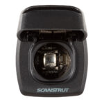 Black marine power socket by Scanstrut.