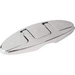 Sleek metallic desktop cable organizer clip