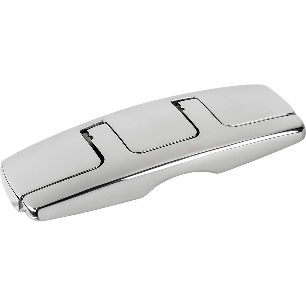 Chrome car wheel weight for balancing tires.