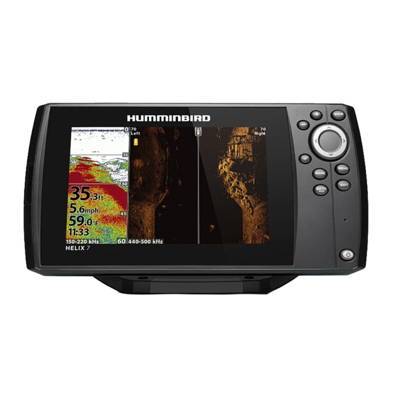 Humminbird Helix 7 fish finder device display