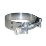 Stainless steel T-bolt hose clamp