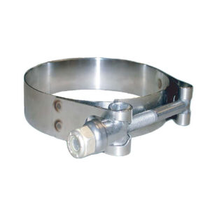 Stainless steel T-bolt hose clamp