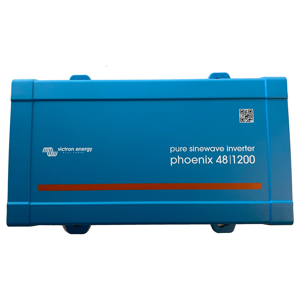 Blue Victron Energy pure sinewave inverter.
