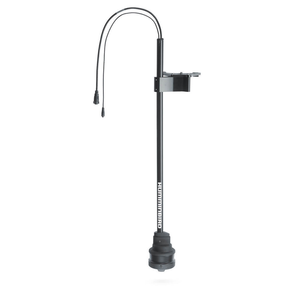 Humminbird MEGA Live transducer for fishing electronics.