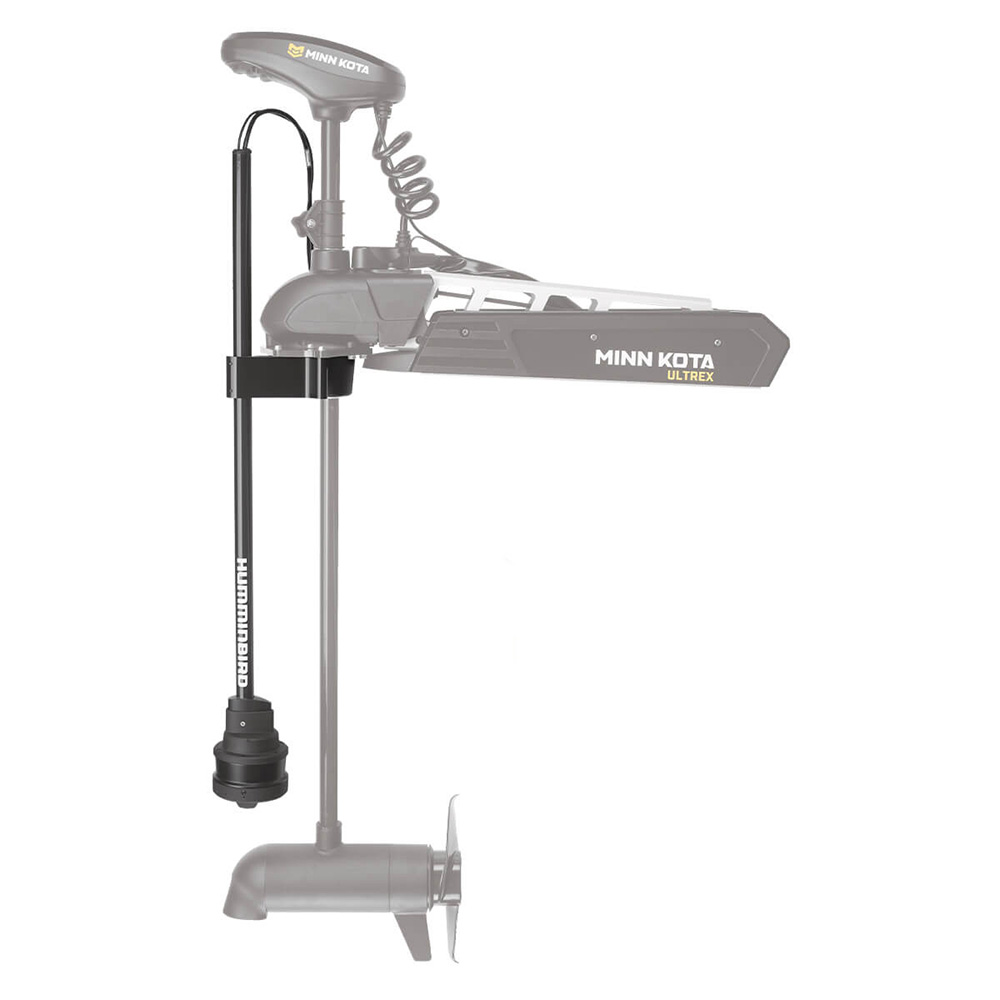Minn Kota Ultrex trolling motor with Humminbird transducer.