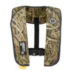 Camouflage life vest with inflatable technology