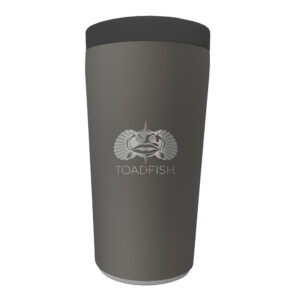 Gray Toadfish insulated tumbler with logo