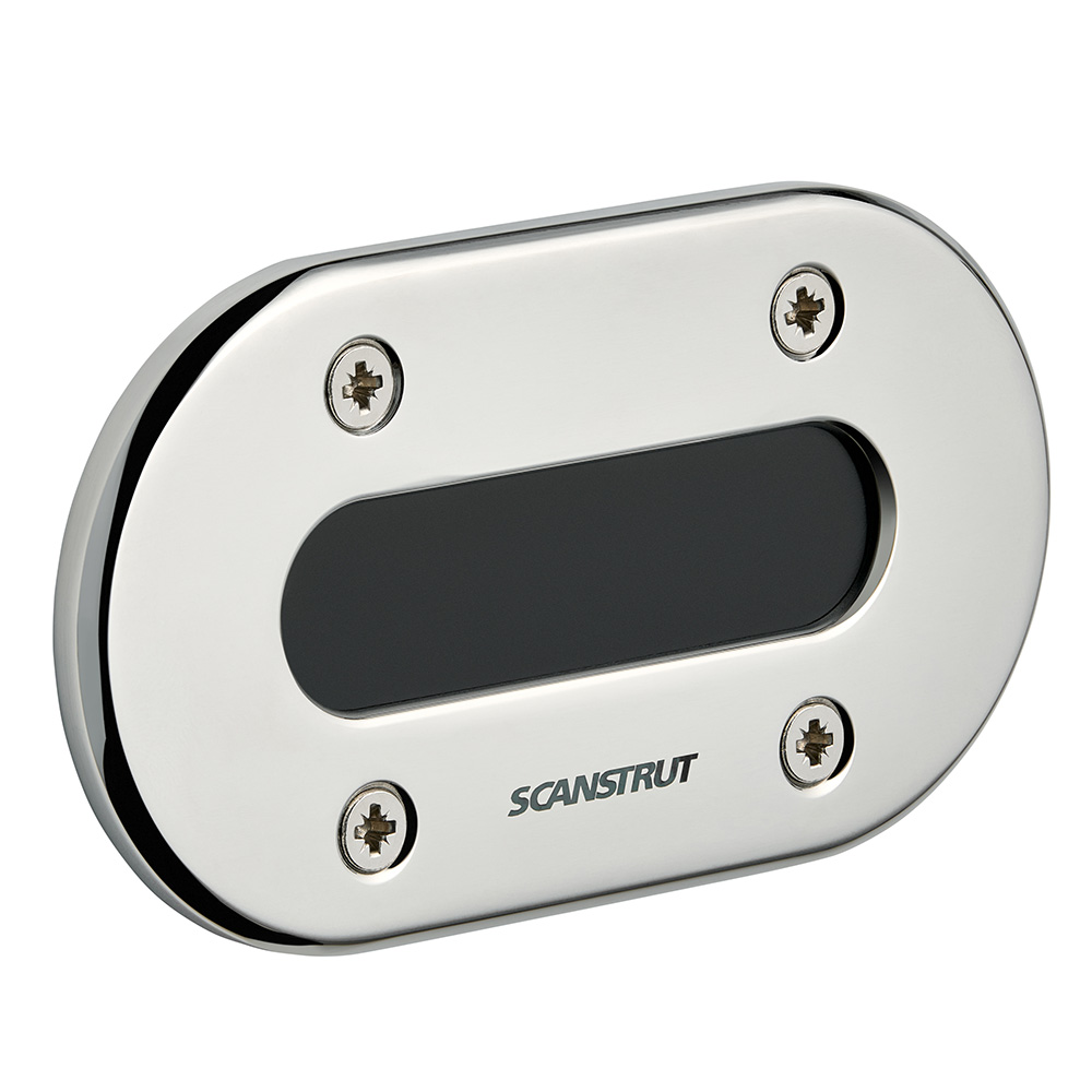 Oval stainless steel cable seal by Scanstrut