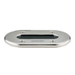 Stainless steel cable deck seal for boats