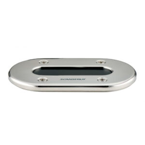 Stainless steel cable deck seal for boats