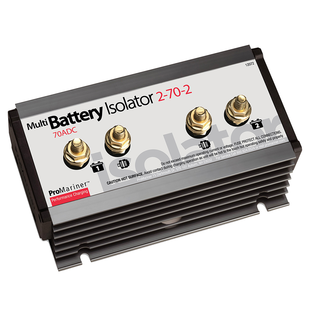 Multi Battery Isolator 70ADC, three terminals