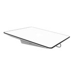 Ergonomic laptop stand in sleek modern design.