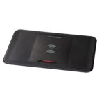 Black wireless charger with scanstrut logo