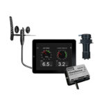 Marine wind data instruments with digital display.