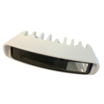 White light bar with cooling fins