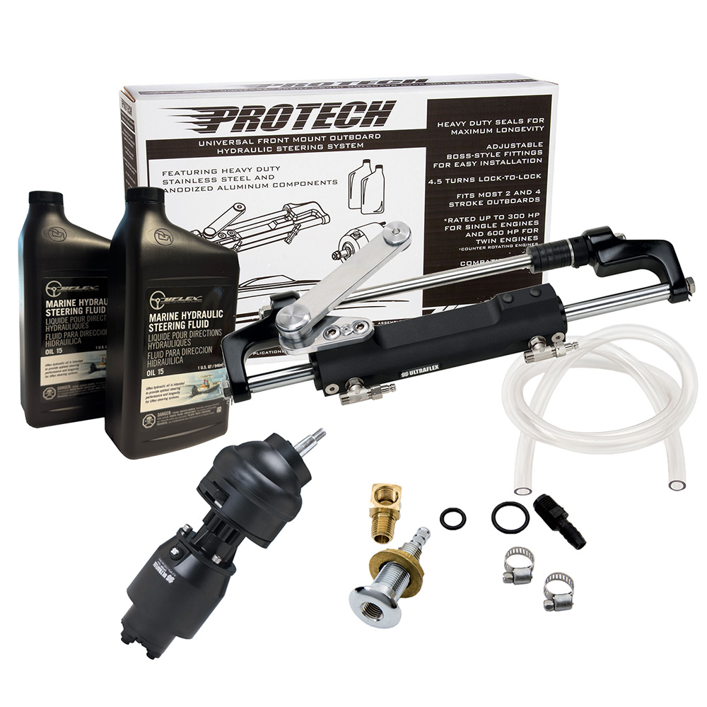 Protech hydraulic steering system kit components