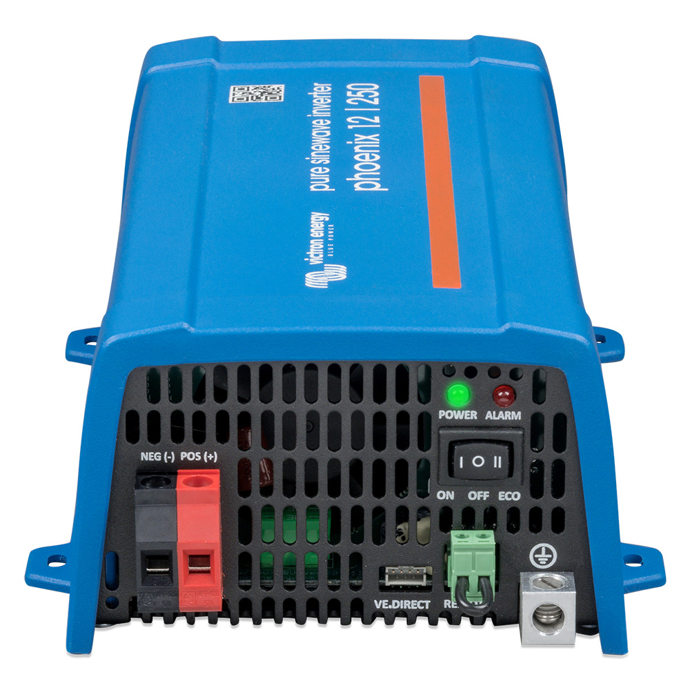 Blue Phoenix 12 250 power inverter front view.