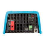 Power inverter with connectors and control switches.