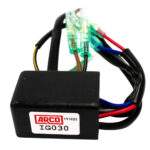 Wiring harness with labeled black box component.