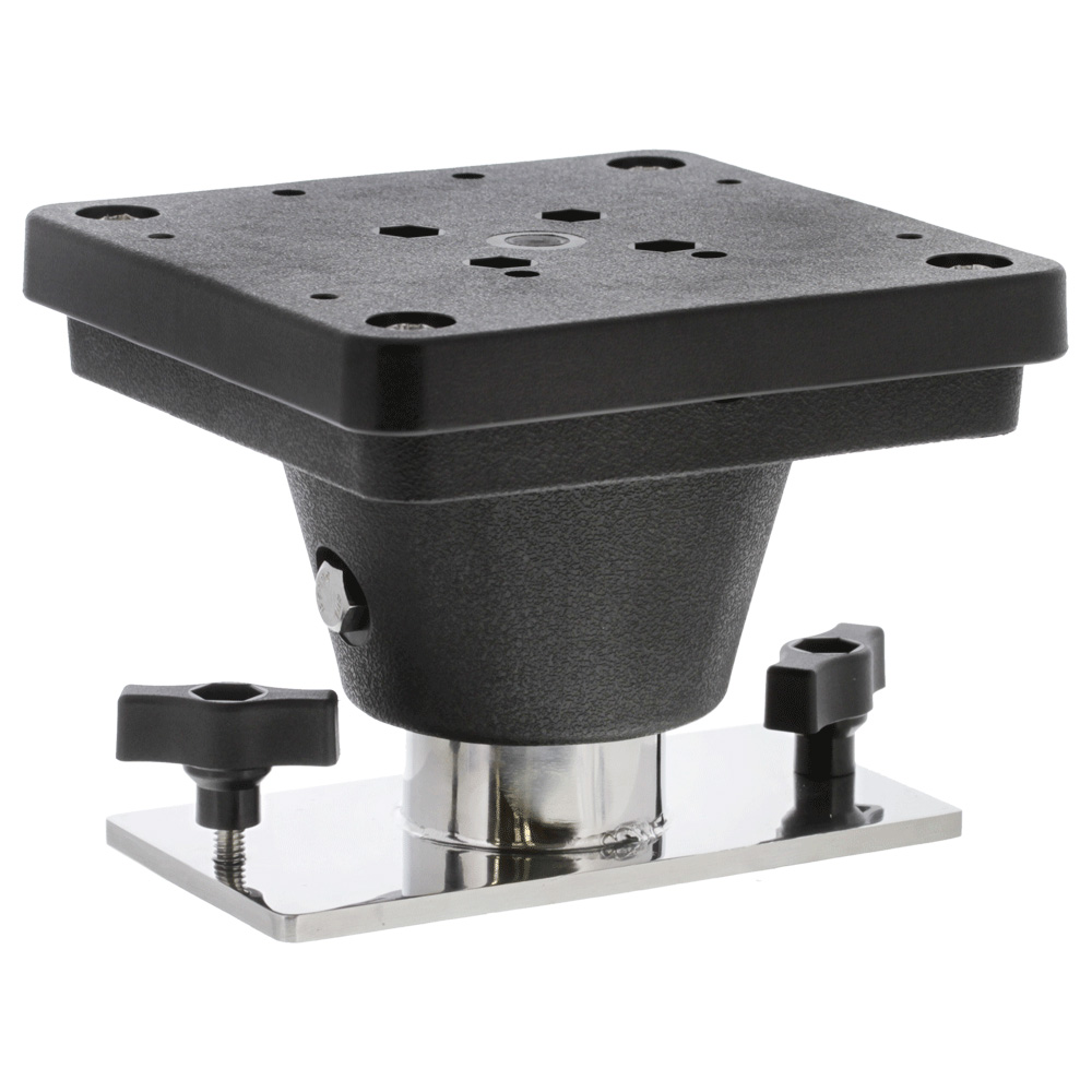 Universal camera mount bracket with adjustable knobs.