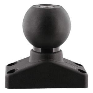 Black ball mounting bracket for equipment