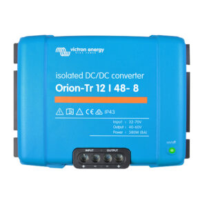 Blue Victron Energy DC-DC converter front view