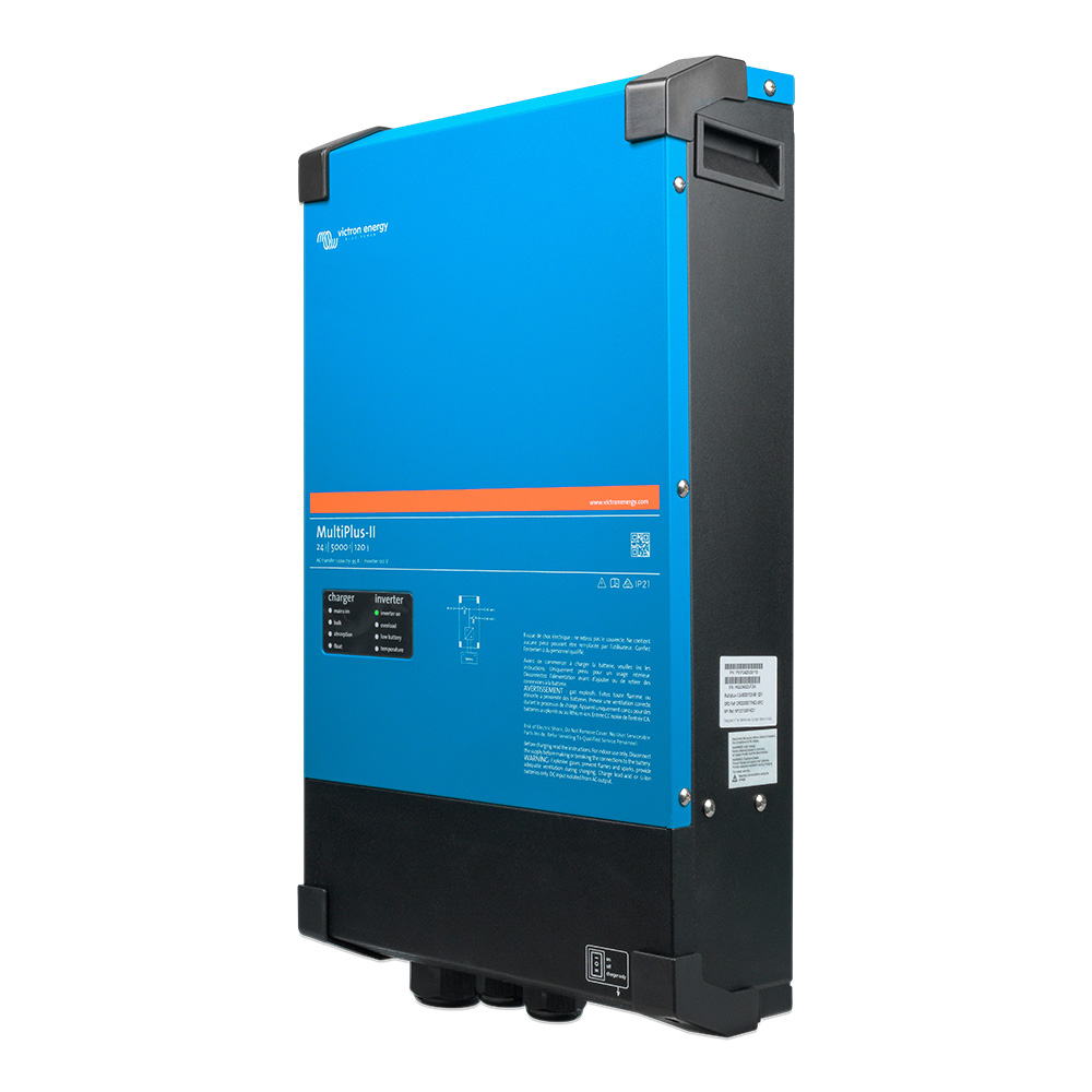 Blue power inverter wall-mounted
