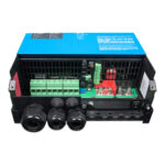 Electronic inverter with wiring terminals and connectors