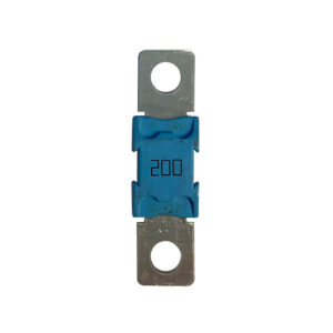 200 amp bolt-down fuse, blue body.