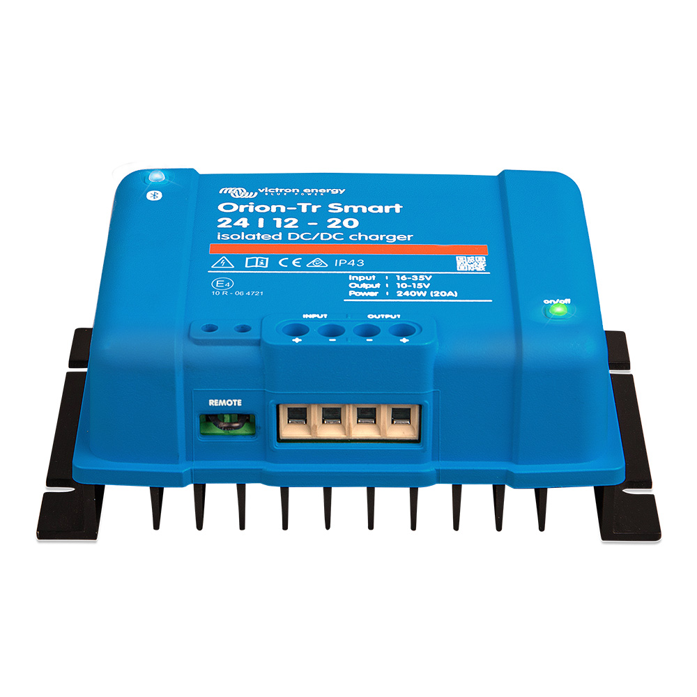 Orion-Tr Smart DC-DC charger, blue device