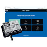 N2K Protect device and interface screenshot.