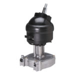 Black electronic wastegate actuator for turbocharger