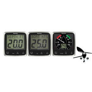 Marine digital displays and wind sensor instruments