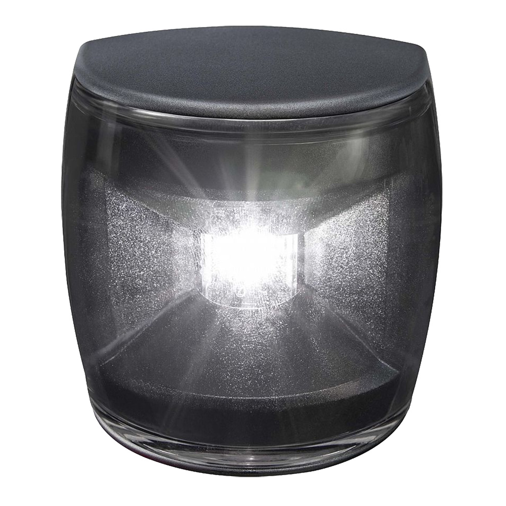 LED wall light with glowing bulb