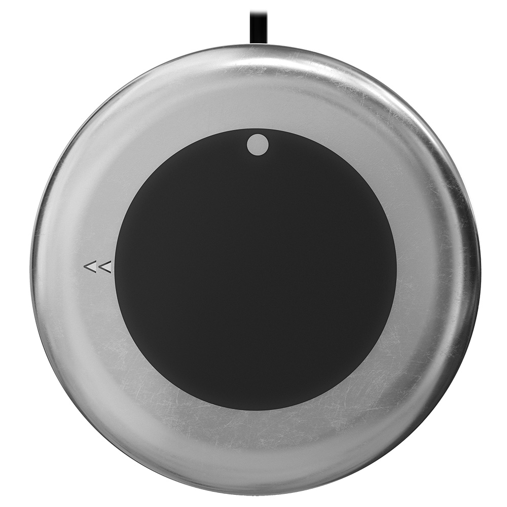Top view of circular electric burner.