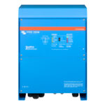 Blue Victron Energy inverter charger front view