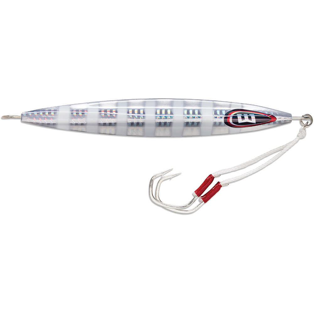 Fishing jig lure with hook attachment.