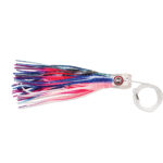 Colorful fishing lure with hook and line