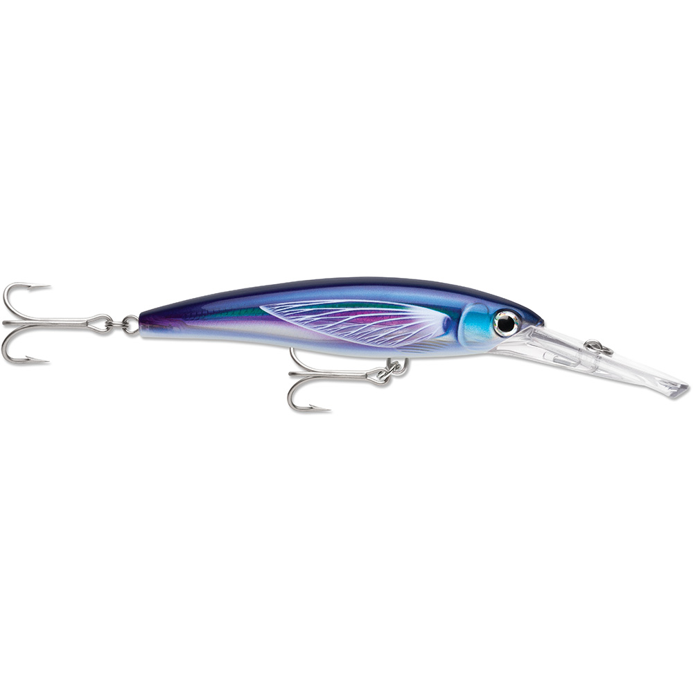 Colorful fishing lure with triple hooks