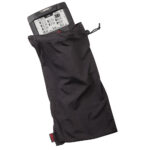 Fish scale in black pouch, digital display visible.