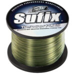 Sufix fishing line spool, monofilament, anti-abrasion copolymer.