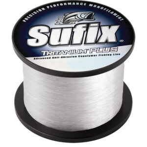 Sufix fishing line spool, advanced copolymer material.