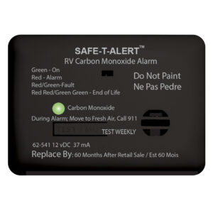 SAFE-T-ALERT RV Carbon Monoxide Alarm instructions.