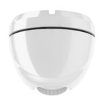 White plastic security camera, dome style