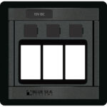 12V DC switch panel with three slots